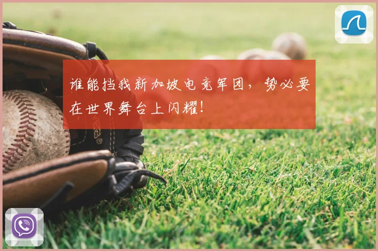 谁能挡我新加坡电竞军团，势必要在世界舞台上闪耀！